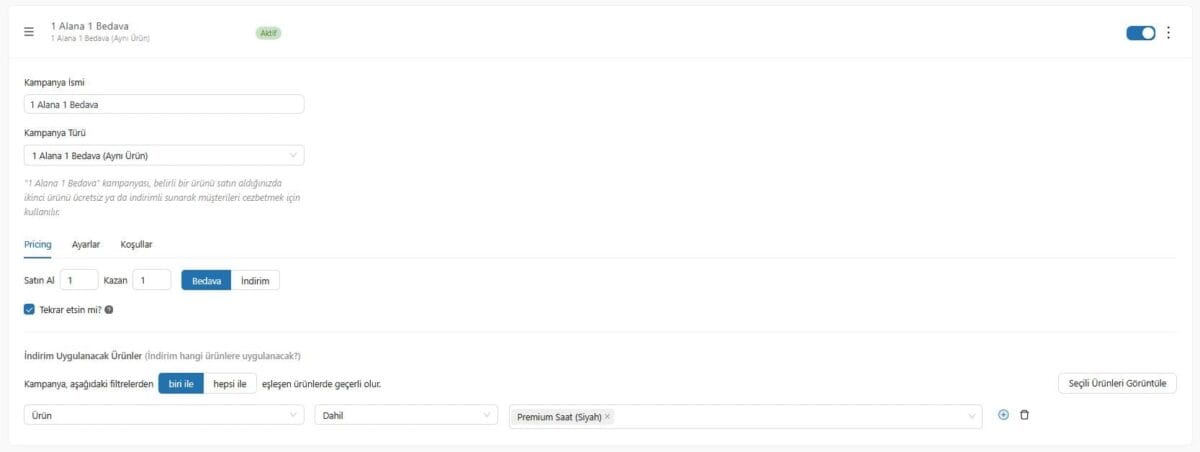 1 Alana 1 Bedava Kampanya Ornegi 1