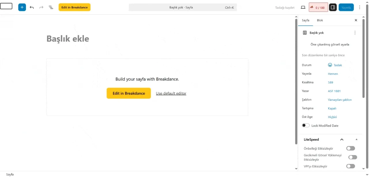 Bolum 2 Sayfalar Taslagi Kaydetme