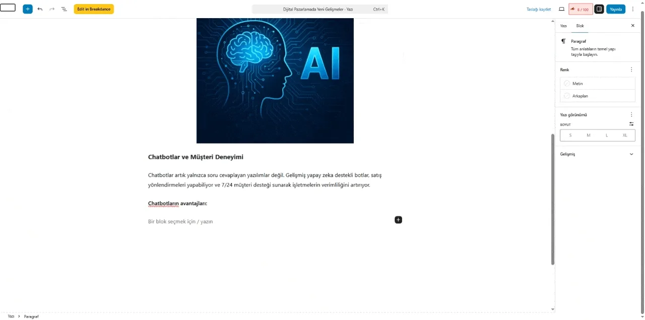 Bolum 3 Blog Listeleme