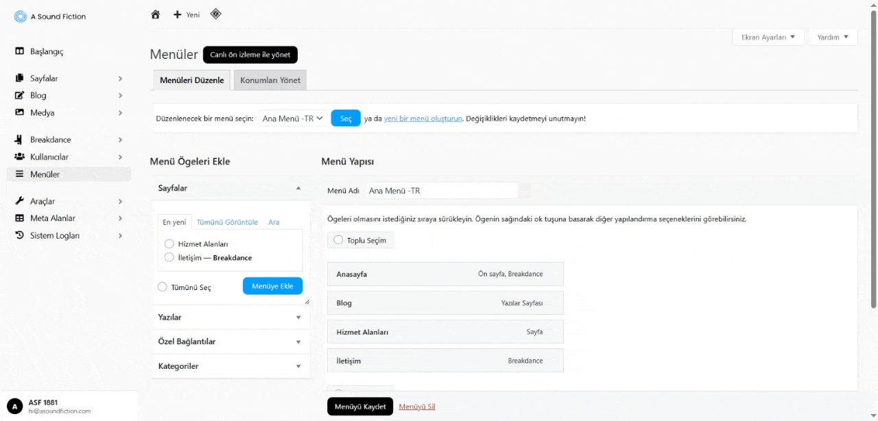 Bolum 7 Menu Olusturma Birden Fazla Menu
