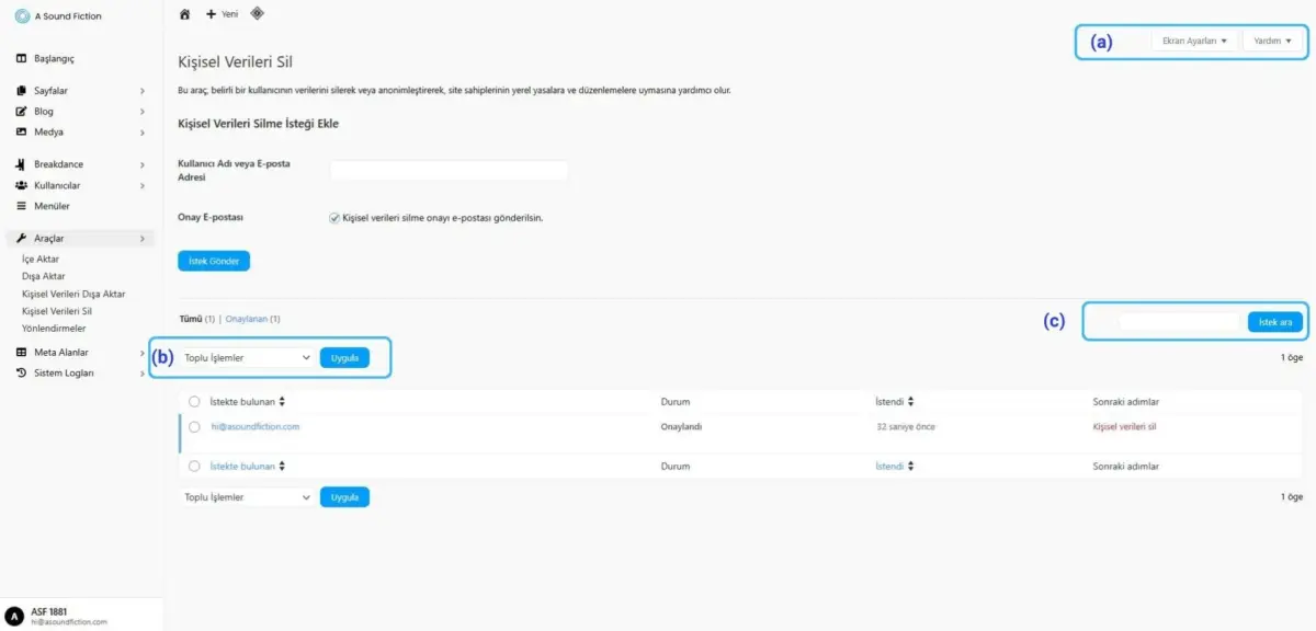 Bolum 8 Kisisel Verileri Sil Panel Yapabileceklerimiz