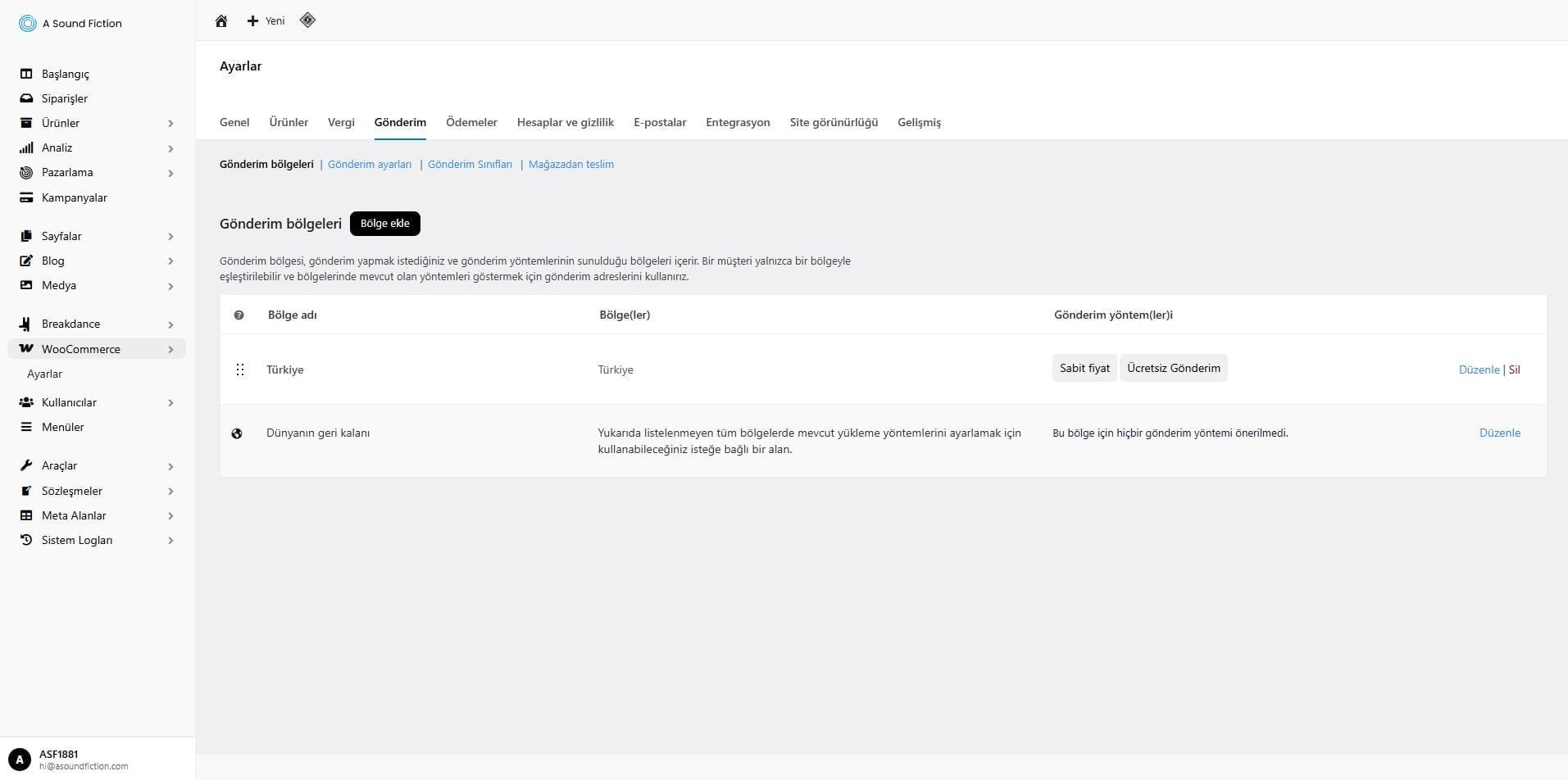 Gonderim Yontemlerini Yonetme Paneli 1