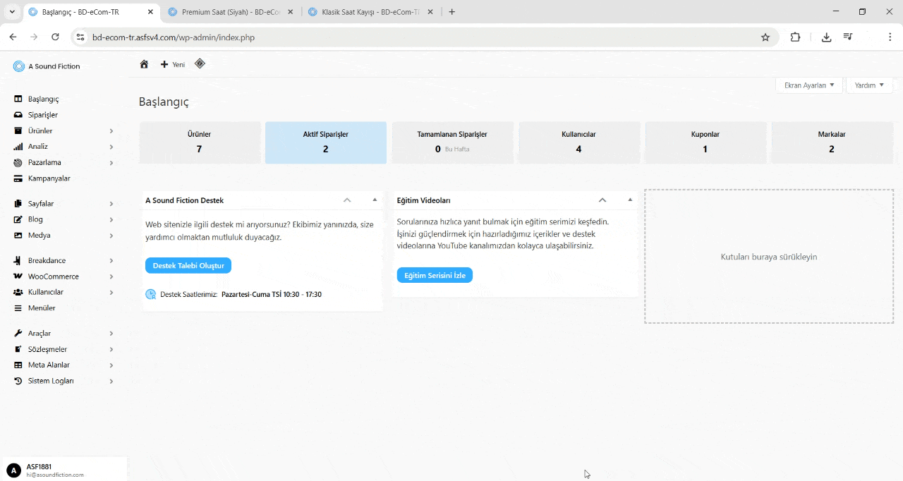 Kampanyalar Urun Koleksiyonunu Kullanma 1
