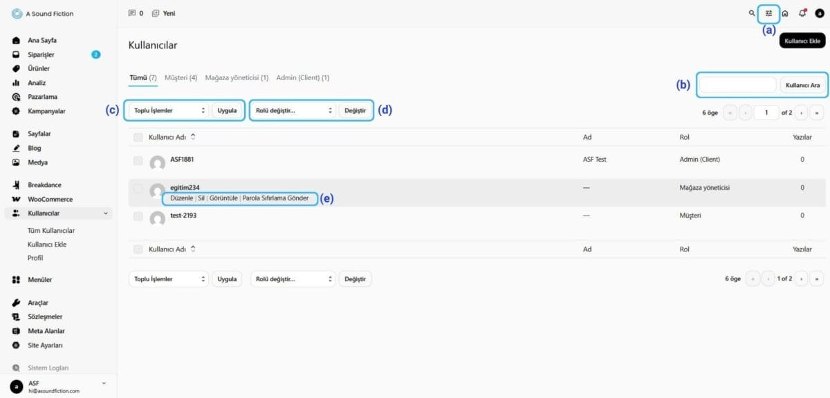 Kullanicilar Panelinde Yapicaklarimiz Ecom 1 1