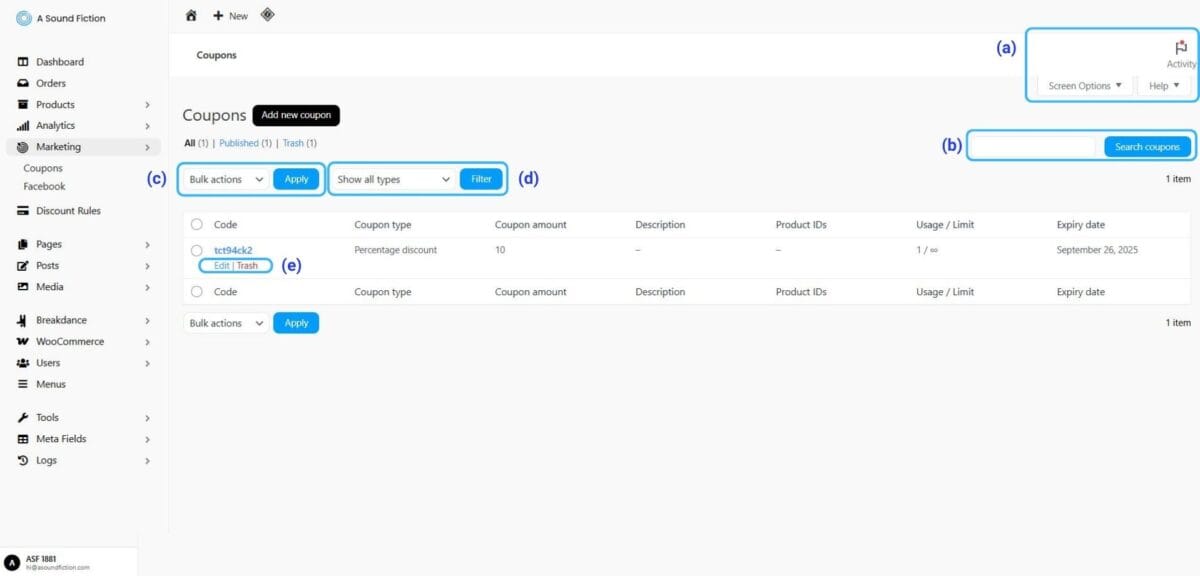 Marketing Coupons Panel What We Can Do