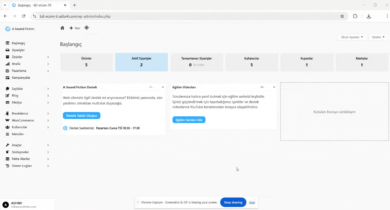 Niteliklerin Urun Icerisine Eklenmesi 1