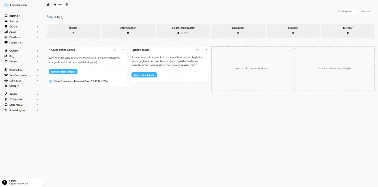 Pazarlama Kuponlar Hizli Islemler 1