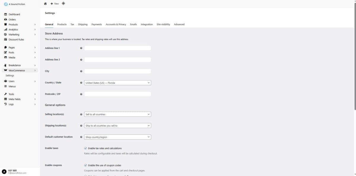 Section 11 WooCommerce