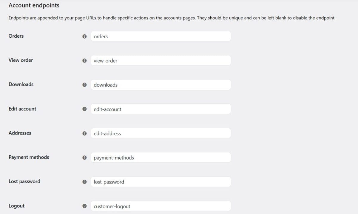 Section 11 WooCommerce Advanced Account Endpoints