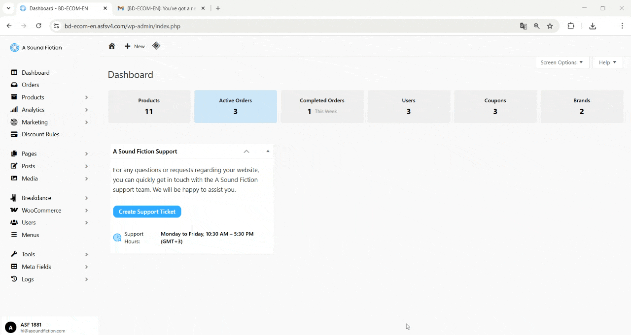 Section 11 WooCommerce Emails Email Preview and Send Test Mail