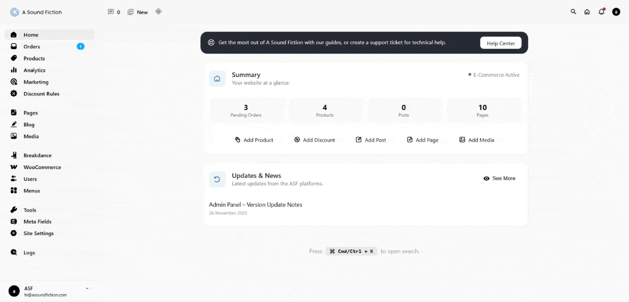 Section 12 Users Screen Options