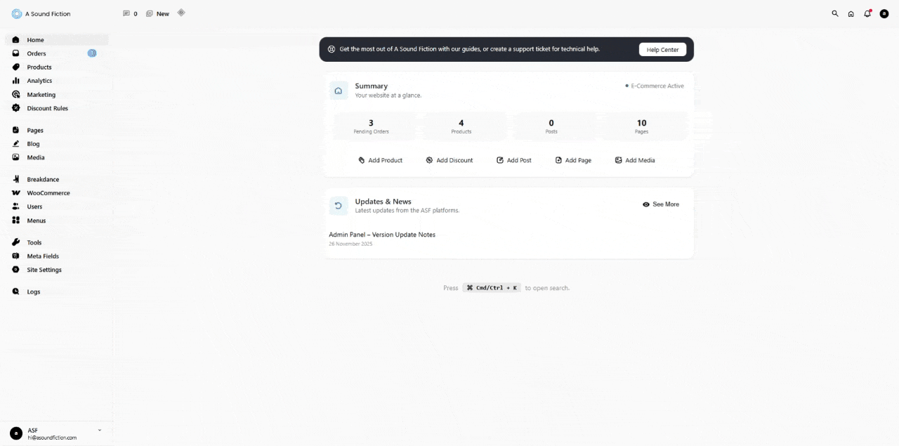 Section 14 Tools Erase Personal Data Screen Options