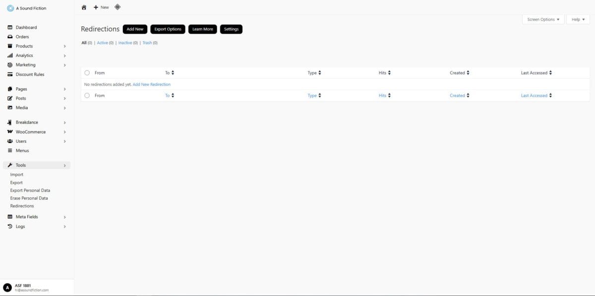 Section 14 Tools Redirections