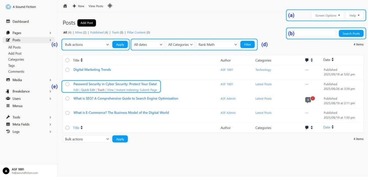 Section 3 Blog Panel List of what we can do