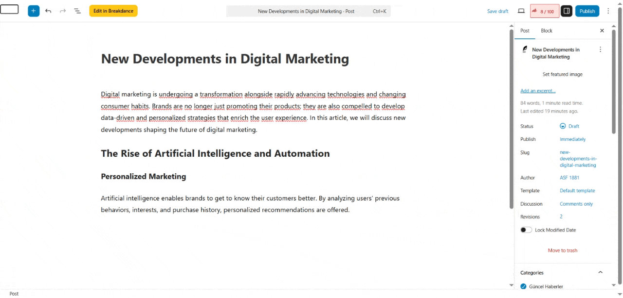 Section 3 Posts Adding Images and Media