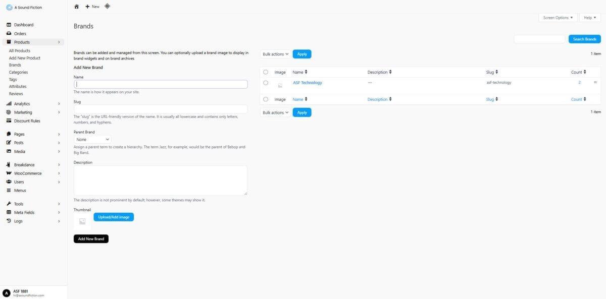 Section 3 Products Brands