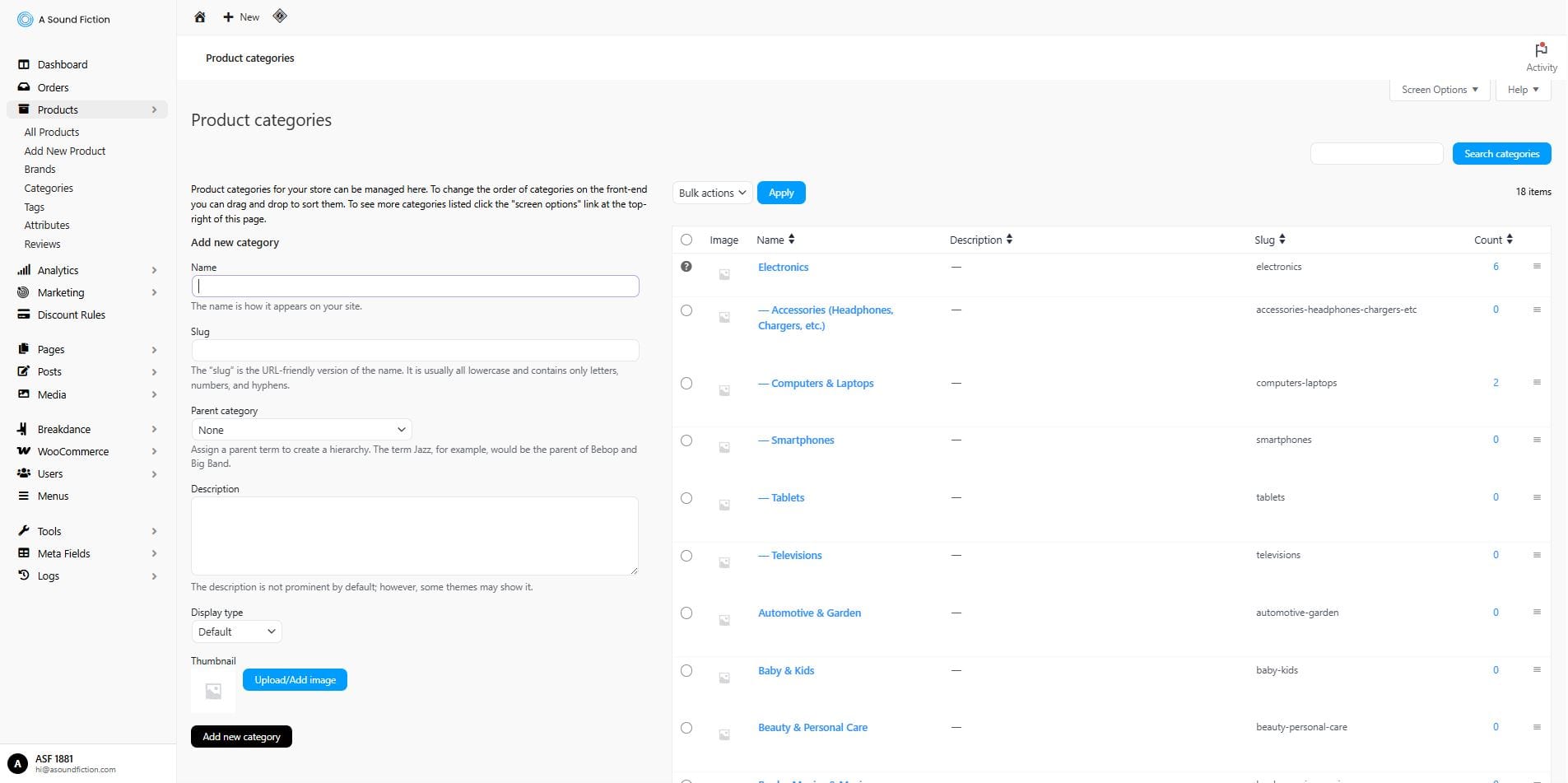 Section 3 Products Categories