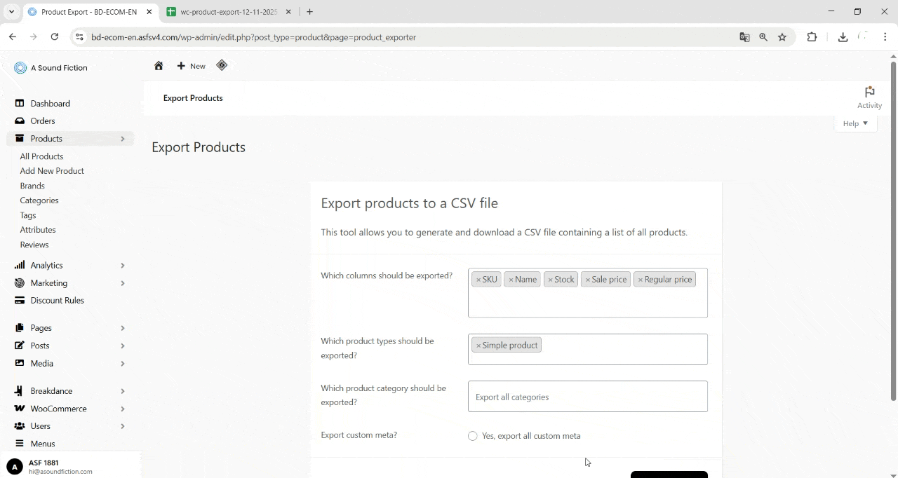 Section 3 Products Exporting Products 2
