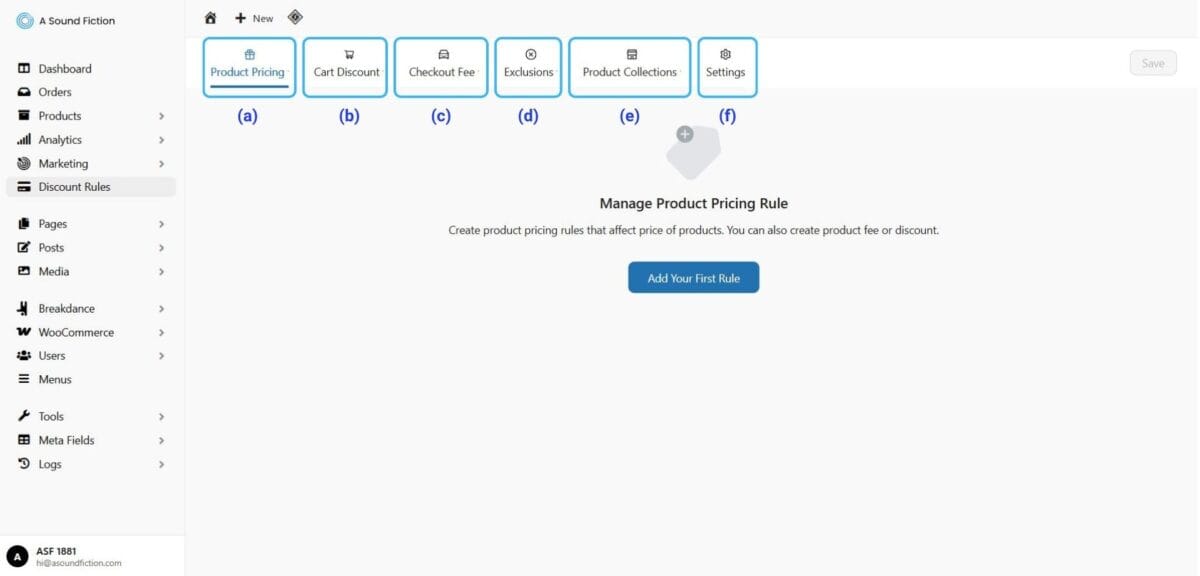 Section 6 Discount Rules