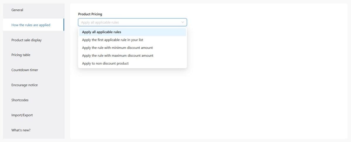 Section 6 Discount Rules Settings How The Rules Are Applied 2