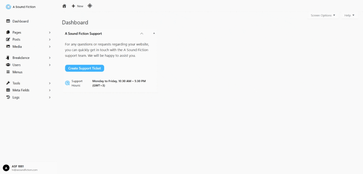 Section 7 Menus Selecting a Parent Menu Item