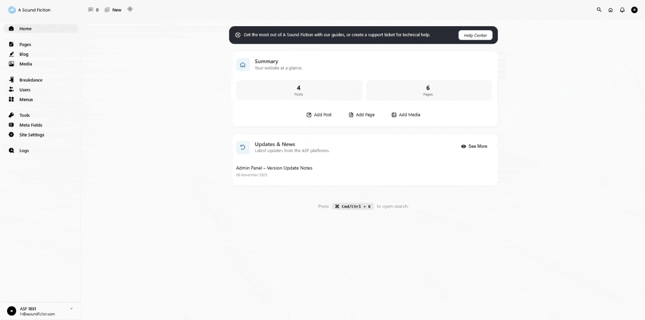 Section 8 Tools Export Personal Data Screen Options