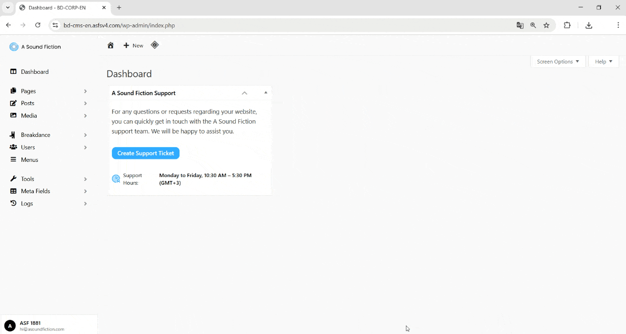 Section 8 Tools Export File