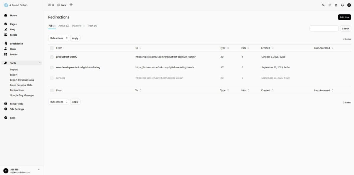 Section8 Redirections