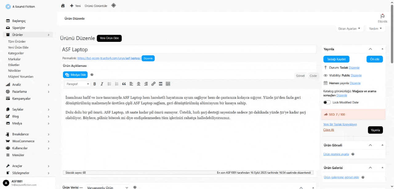 Urun Gorseli ve Galerisi Duzenleme Varyasyonlu Urun 1