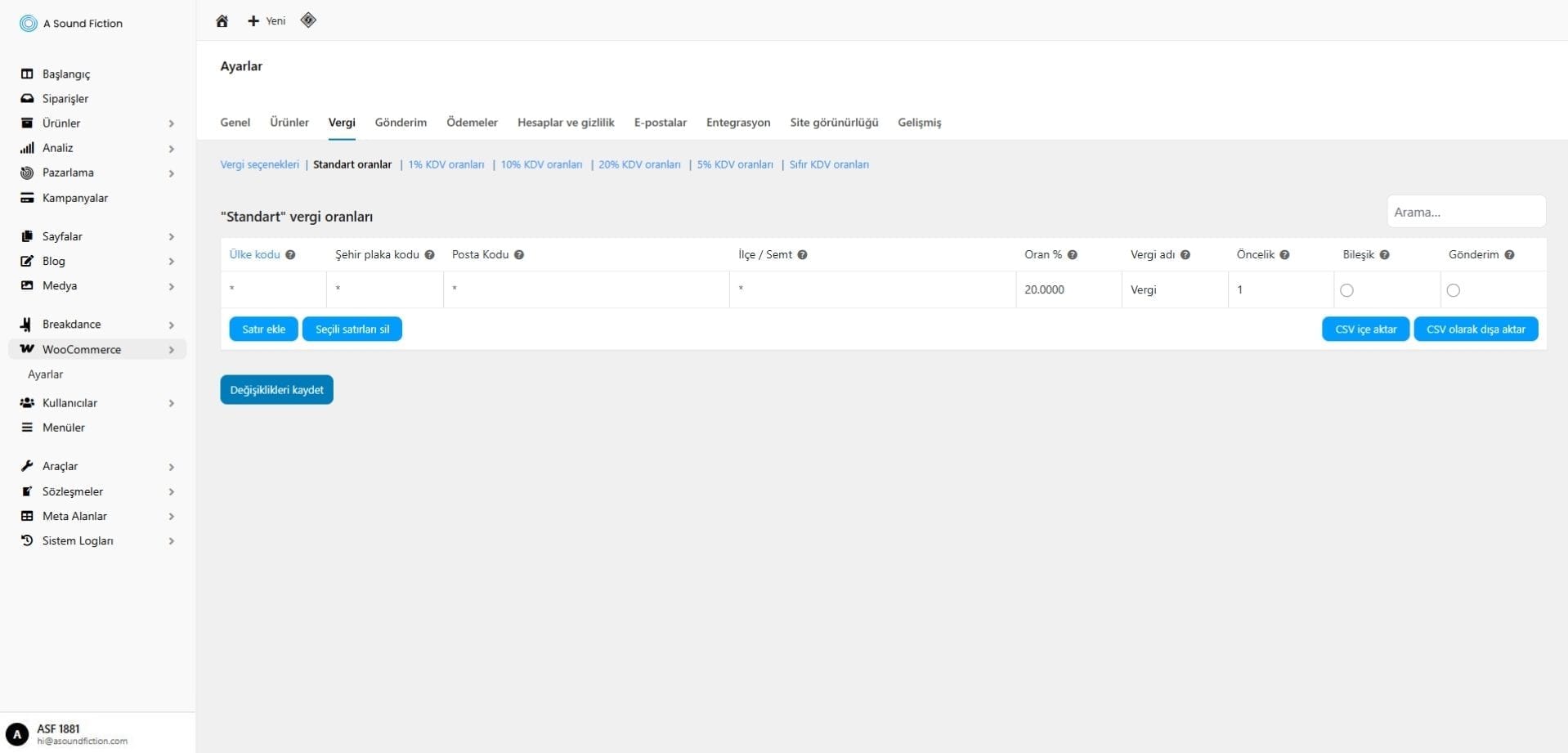 Vergi Standart Oranlar Ekran 1 1