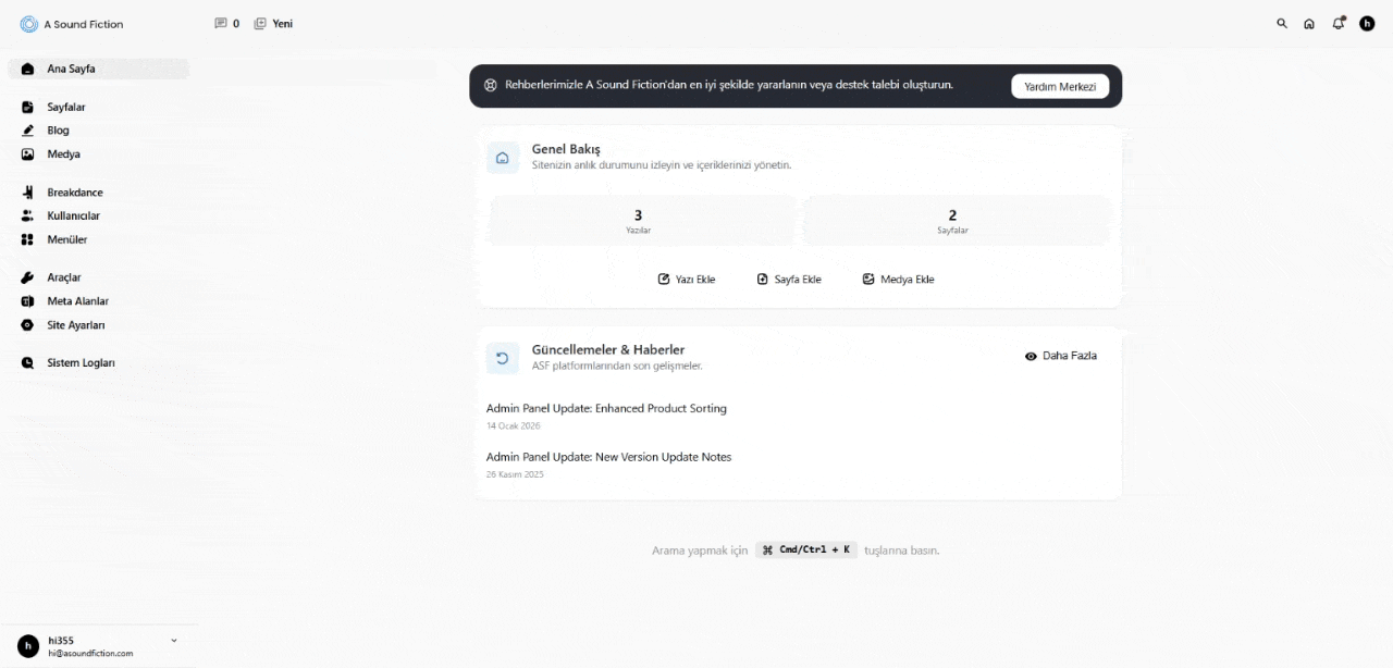 Bolum 11 Site Ayarlari